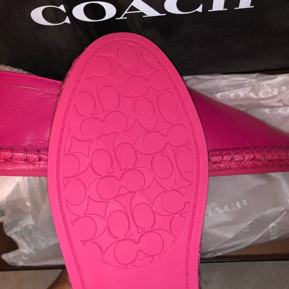 Coach Charlie Espadrille in Bold Pink - Picture 9 of 9